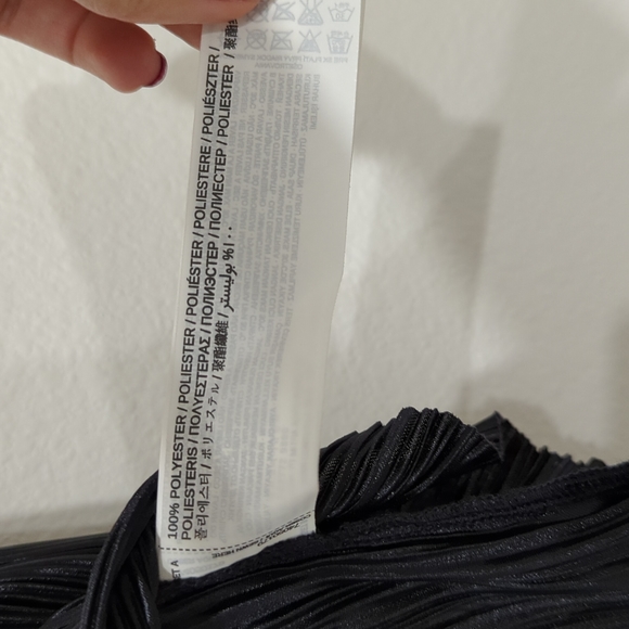 NWOT Mango pleated top Sz XS - Picture 7 of 7